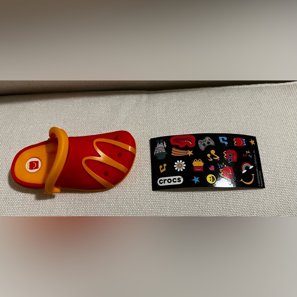 McDonald’s - Crocs with Stickers NWT - 2024